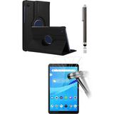 TEKNETSTORE Lenovo Tab M8 TB-8505F 8 Inç ZA5G0100TR 360° Dönerli Tablet Kılıfı 3lü Set - Siyah