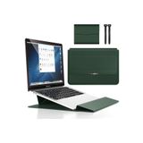 TEKNETSTORE Macbook Pro 14 inç M3 / M3 Pro / M3 Max A2992 Uyumlu Deri Mıknatıslı Tasarım Standlı Çanta