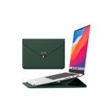 TEKNETSTORE Macbook Pro 14 inç M3 / M3 Pro / M3 Max A2992 Uyumlu Deri Tasarım Standlı Taşıma Çanta