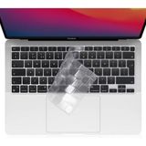 TEKNETSTORE Macbook Pro 14 Inç M3/m3 Pro/m3 Max A2992 A2918 ile Uyumlu Türkçe Q Klavye Silikon Koruyucu Kılıf - Şeffaf