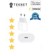 TEKNETSTORE Samsung EP-TA800N Typec 25W Kablosuz Hızlı Şarj Aleti Adaptörü - Beyaz