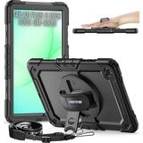 TekNetStore Samsung Galaxy Tab A11 Plus 11 Inç Tablet Uyumlu SM-X230 Tablet Kılıfı Askılı Defender Yüksek Koruma - siyah