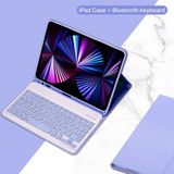 TEKNETSTORE Samsung Galaxy Tab A8 SM-X200 10.5 Inç Tablet Uyumlu Bluetooth Klavyeli Kılıf (Türkçe Klavye) - Lila