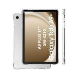 TEKNETSTORE Samsung Galaxy Tab A9 Plus 11 Inç Tablet Uyumlu Silikon Kılıf Şeffaf Köşe Korumalı SM-X210