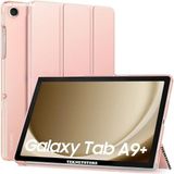 TEKNETSTORE Samsung Galaxy Tab A9 Plus SM-X210 11 Inç Tablet Uyumlu Standlı Akıllı Kılıf Smart Cover Siyah - Rose Gold