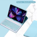 TEKNETSTORE Samsung Galaxy Tab S6 Lite P610/P613 Tablet Uyumlu Bluetooth Klavyeli Kılıf (Türkçe Klavye) - Mavi