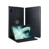 TEKNETSTORE Xiaomi Redmi Pad 2 11 İnç ile Uyumlu 360° Dönebilen Standlı PU Deri Tablet Kılıfı, Siyah