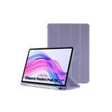 TEKNETSTORE Xiaomi Redmi Pad SE 11 İnç ile Uyumlu Tablet Kılıfı, Katlanır Kalemlikli Standlı Uyku Modlu Akıllı Kapak, Lila