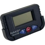 Teknik Durak Nako Quartz Dijital Saat - NA-613D, Kronometreli Araç ve Masa Üstü Için - Turuncu