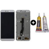 Teknik Evim General Mobile GM 9 Go Uyumlu Çıtalı OLED Lcd Ekran Dokunmatik Beyaz + B7000