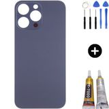 Teknik Evim iPhone 14 Pro Max Uyumlu Arka Pil Batarya Kapak Mor + Montaj Seti