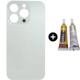 Teknik Evim iPhone 14 Pro Uyumlu Arka Pil Batarya Kapak Beyaz + B7000