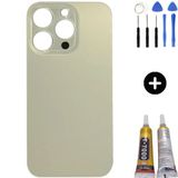 Teknik Evim iPhone 14 Pro Uyumlu Arka Pil Batarya Kapak Gold + Montaj Kiti