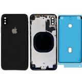 Teknik Evim iPhone X Uyumlu Boş Kasa Siyah + Toz Bandı