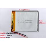 Teknik Evim Reeder M7 Go 2019 için Tablet Batarya - Pil