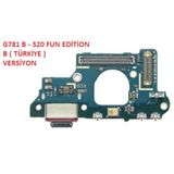 Teknik Evim Samsung G781 S20 FE Usb Şarj Mikrofon Bordu Filmi Full