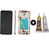 Teknik Evim TE Huawei Mate 20 Lite Uyumlu Çıtalı OLED Lcd Ekran Dokunmatik Gold + B7000