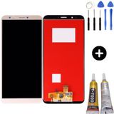 Teknik Evim TE Huawei Y7 2018 Uyumlu A Kalite Lcd Ekran Dokunmatik Gold + Montaj Seti