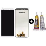 Teknik Evim TE Huawei Y7 2018 Uyumlu Servis Lcd Ekran Dokunmatik Beyaz + B7000