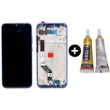 Teknik Evim Xiaomi Redmi Note 7 Pro Uyumlu Çıtalı Servis Lcd Ekran Dokunmatik Mavi + B7000