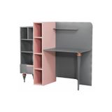 Teknik Genç Odası Point Pembe Çalışma Masası