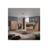 Teknik Genç Odası Rustik 3Lü Complex Ranza Set