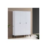 Teknik Genç Odası White 3 Kapaklı Dolap