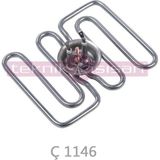 Teknik Isısan Semaver Rezistansı Yuvarlak Flanş 3200W 19X17 cm