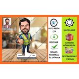 Teknik Personel Karikatür Biblo,Sevgiliye Hediye,Doğum Günü Hedi