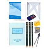 Teknik Resim Seti 13 Parça 1 Paket Teknik Resim Defteri Gönye Dereceli Kalem Metal Pergel Silgi Kalemtraş Hamur Silgi Atlye Laboratuvar Deney Ve Te