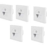 TEKNİKER ELEKTRİK Cata 5 Adet CT-5170G 1W Sensörlü Ledli Koridor Armatürü (Günışığı
