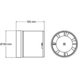Teknikerelektrik Horoz Airymax-1 12W 100 M3/h Kanal Tipi Aspiratör