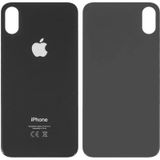 TeknikEvim Apple Uyumlu iPhone X Arka Pil Batarya Kapağı (Cam) (226131341) siyah