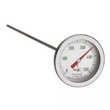 Teknikmarketiniz Ø52mm 0/500 C° 30 Cm Dalma Boylu Fırın Termometresi, 30 Cm Problu 500 Derece Bahçe,Pizza,Pide,Ekmek,Köy,Kara/Taş Fırın Isı