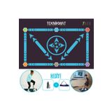 TEKNİKMAT PREMIUM FUTBOL MATI MAVİ - PRO FUTBOL EĞİTİM VİDEOSU ÖMÜR BOYU KULLANIM KAYDIRMAZ ÇORAP