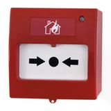 Teknim TFB-3168 Konvansiyonel Tekrar Kurulabilir Yangın Alarm Butonu, LED Göster