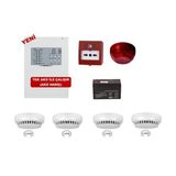 Teknim Tfp-31224 Konvansiyonel Sistem Yangın Alarm Seti 4'lü