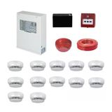 Teknim Tfp-312312Kd Konvansiyonel Sistem Yangın Alarm Seti 12 Li Kablo Dahil