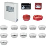 TEKNİM YANGIN ALARM SİSTEMİ SETİ 11 Lİ KABLO DAHİL
