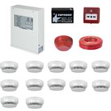TEKNİM YANGIN ALARM SİSTEMİ SETİ 12 Lİ KABLO DAHİL
