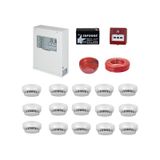 TEKNİM YANGIN ALARM SİSTEMİ SETİ 15 LÜ KABLO DAHİL