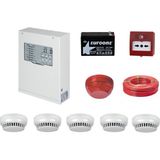 TEKNİM YANGIN ALARM SİSTEMİ SETİ 5 Lİ KABLO DAHİL