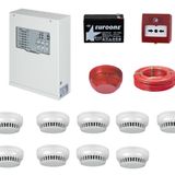 TEKNİM YANGIN ALARM SİSTEMİ SETİ 9 LU KABLO DAHİL