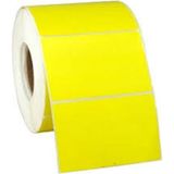 Tekno 40 mm x 60 mm Termal Eczacı Etiketi Sarı 1.000 'li 10 Rulo - Beyaz