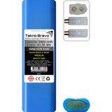 Tekno Bravo (Arçelik Rs 9121 Eski Uyumlu) 2900MAH 41,76WH Robot Süpürge Yedek Bataryası