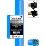 Tekno Bravo (Beko Rs 2121 Uyumlu) 3200MAH 17,28WH Robot Süpürge Yedek Bataryası