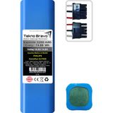 Tekno Bravo (Philips Homerun XU7000 Uyumlu) 5200MAH 74,88WH Robot Süpürge Yedek Bataryası