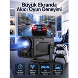 tekno Çift Kollu Game Box Projeksiyon Cihazı Kumandalı Android Tv Dahili Hoparlör 2026