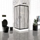 Tekno Duş Sistemleri Kare Duşakabin + Duş Teknesi Tam Takım Sifon - 90x90
