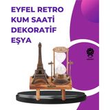 tekno Ev, Ofis ve Kafeler İçin Retro Ahşap Kum Saati Dekorasyonu 2026